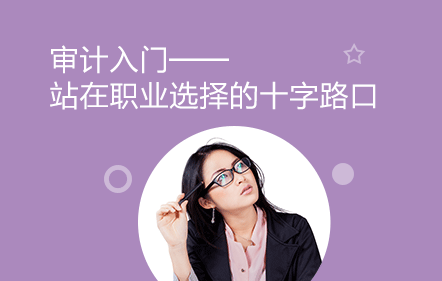 审计入门——站在职业选择的十字路口
