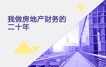 【免费课】我做房地产财务的二十年