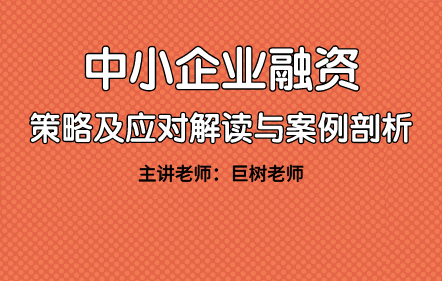 中小企业融资 策略及应对解读与案例剖析