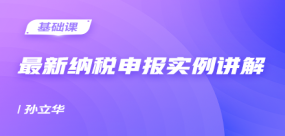 最新納稅申報實例講解