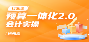 预算一体化2.0会计实操