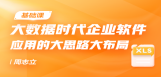 大数据时代企业软件应用的大思路大布局